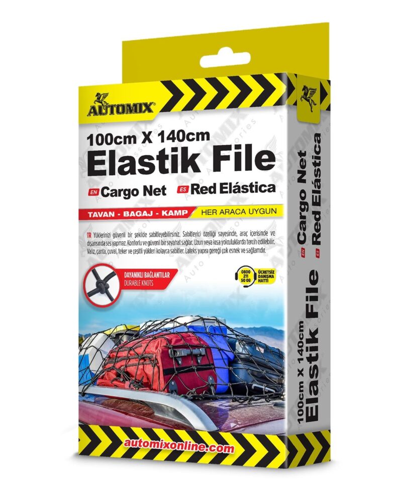 Automix 50x60 cm 100X140 Elastik Bagaj Filesi