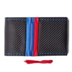 Otopıst 3M Karbon Lüks Dikmeli Direksiyon Kılıfı / 10.5 CM
