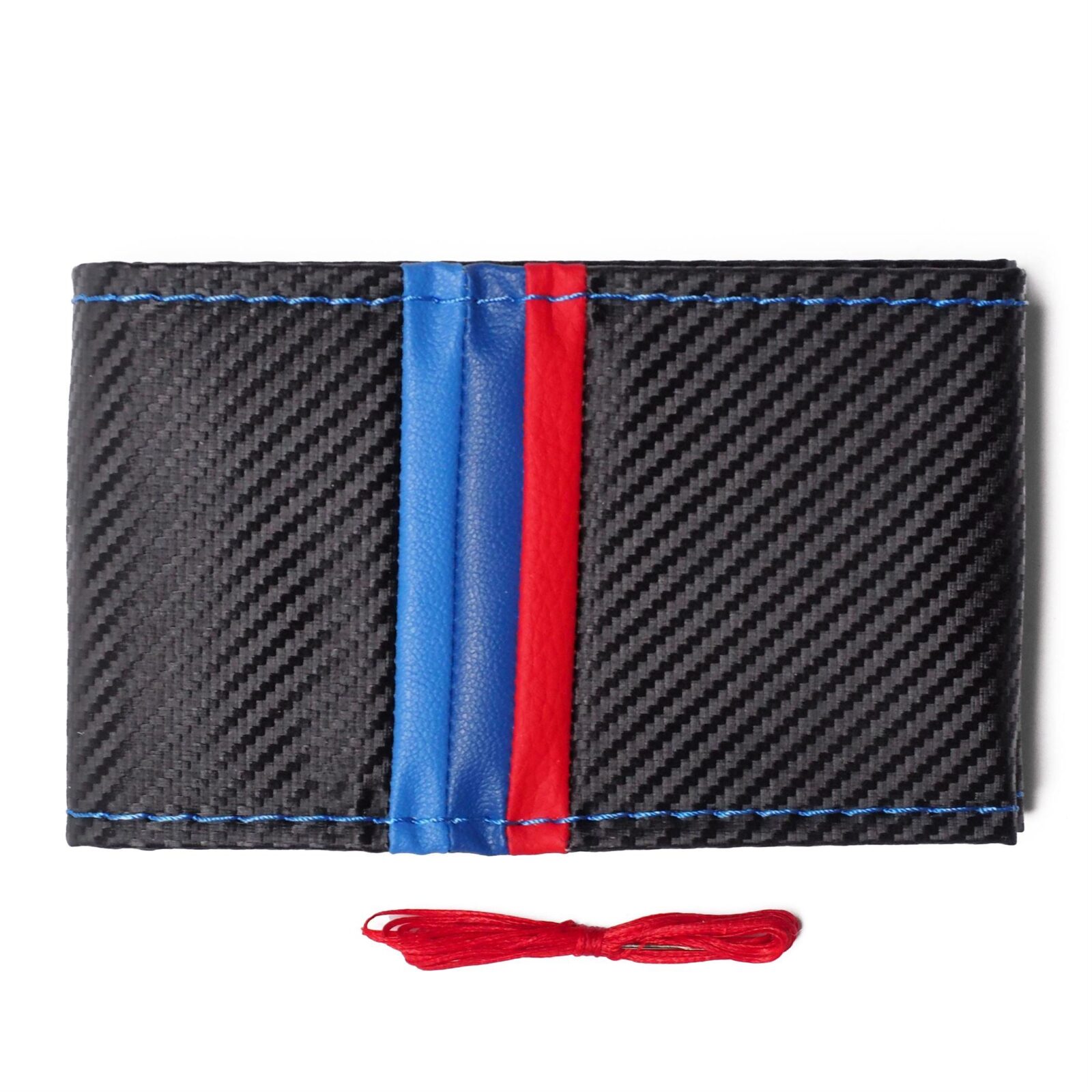 Otopıst 3M Karbon Lüks Dikmeli Direksiyon Kılıfı / 10.5 CM