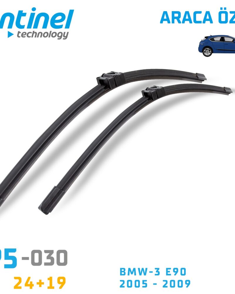 Sentinel ÖN Silecek Takım - BMW-3 E90 - 2005-2013 / 600mm 480mm
