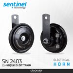 Sentinel KORNA 12V KÜÇÜK Dİ DİT KALIN -İNCE SES SET