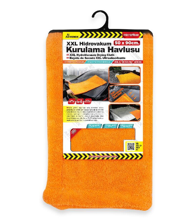 Automix XXL Hidrovakum Kurulama Havlusu 50x90CM