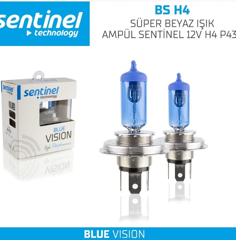 SENTİNEL SÜPER BEYAZ IŞIK AMPÜL H4