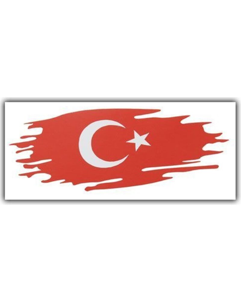 Türk Bayrağı Sticker / 22.5 cm