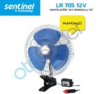 VANTİLATÖR 12V METAL MANDALLI / 25.4 CM