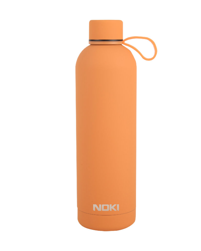 Noki Turuncu Çelik Matara Vidalı Kapak Soft Touch / 730 ML