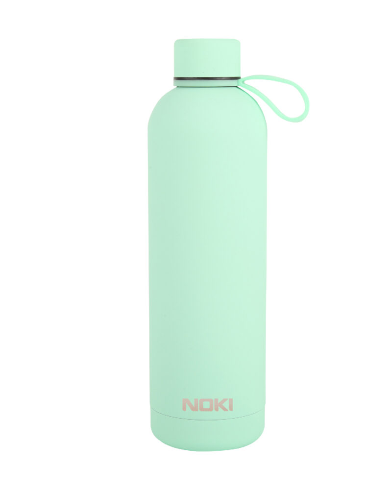 Noki Açık Yeşil Çelik Matara Vidalı Kapak Soft Touch / 730 ML