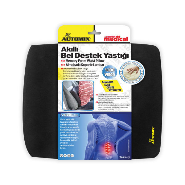 Automix Akıllı Bel Desteği Yastığı - 100 Visko